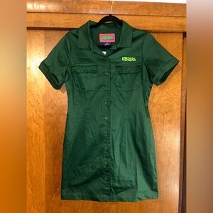 Empyre Forest Green Button-Up Shirt